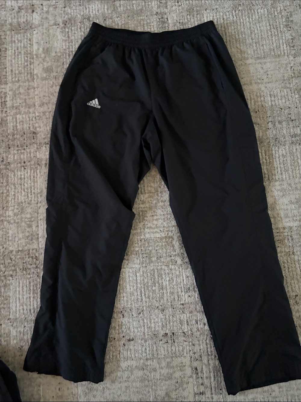 adidas Men's Black Athletic Jogger Pants